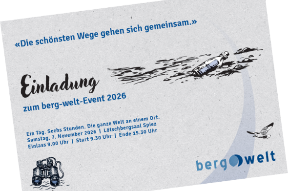 berg-welt Event 2026 Interne Seite: Anmeldung zum berg-welt Event 2026