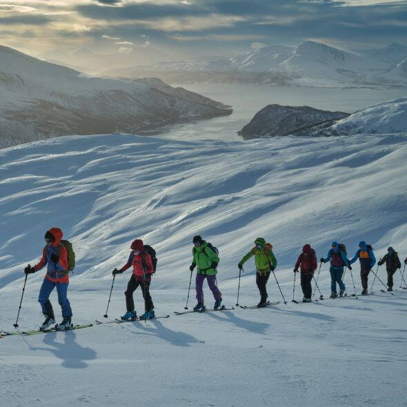 Skitourenreise Tromsö Interne Seite: Tromsö Skitouren und Nordlichter